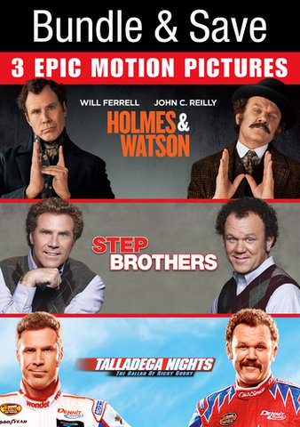 Holmes & Watson / Step Brothers / Talladega Nights: The Ballad Of Ricky Bobby (Bundle) poster