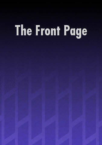 The Front Page poster