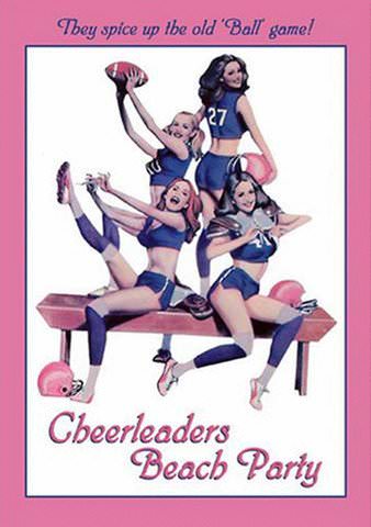Cheerleaders Beach Party poster