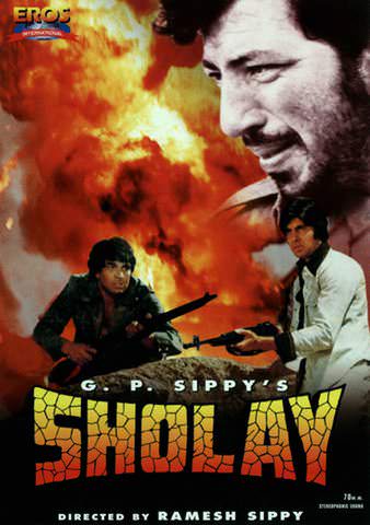 Sholay poster