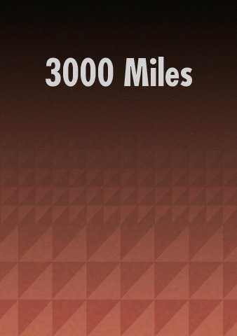 3000 Miles poster