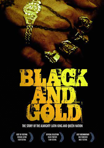 Black and Gold poster