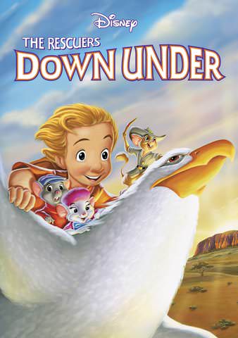 The Rescuers Down Under poster