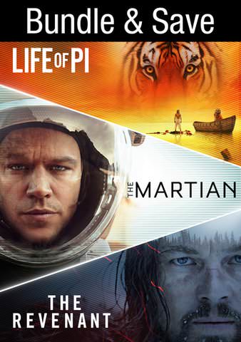 Life of Pi + The Martian + The Revenant Bundle (4K UHD Digital Films)
