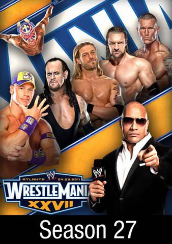 WWE: Wrestlemania 27 poster