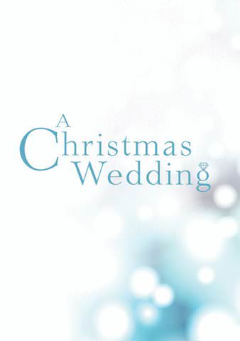 A Christmas Wedding poster