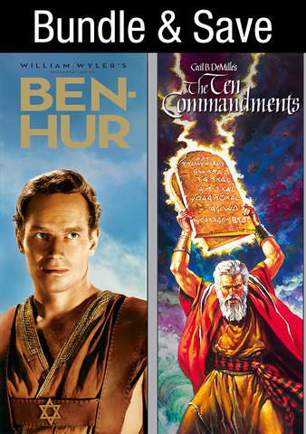 The Ten Commandments / Ben-Hur (Bundle) poster