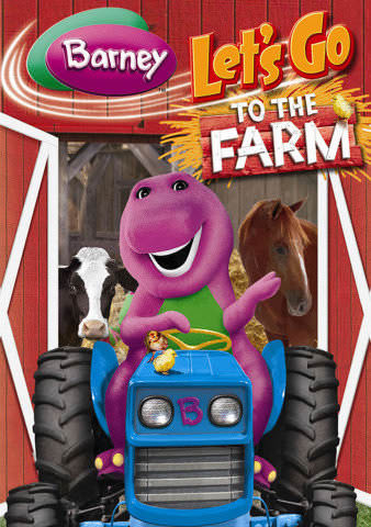 Barney: Let's Go To the Farm poster