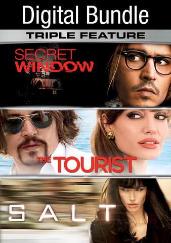 Salt / Secret Window / The Tourist (Triple Feature) poster