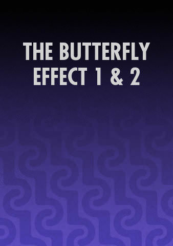 THE BUTTERFLY EFFECT 1 & 2 poster