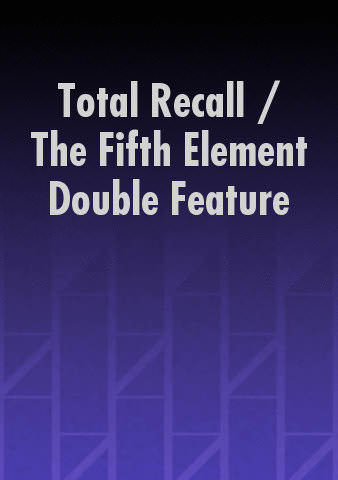 Total Recall / The Fifth Element Double Feature poster
