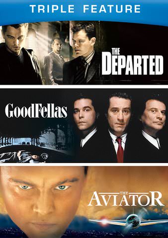 Triple Feature: The Departed/Goodfellas/Aviator poster