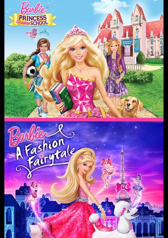 Barbie: Princess Charm School / A Fashion Fairytale (Double Feature) poster