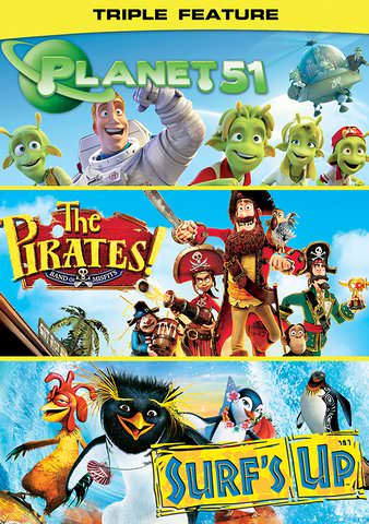 Animated 3-Pack (Planet 51/Pirates: Band of Misfits/Surf's Up) (Bundle) poster