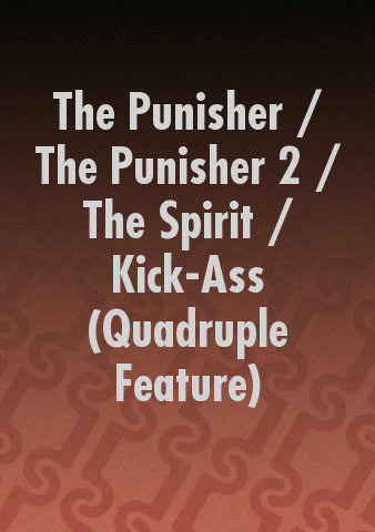 The Punisher / The Punisher 2 / The Spirit / Kick-Ass (Quadruple Feature) poster