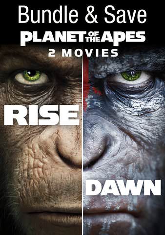 Rise of the Planet of the Apes / Dawn of the Planet of the Apes (Bundle) poster
