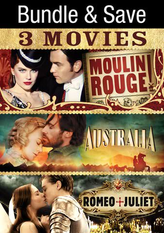Poster for 3 Movies Moulin Rouge / Australia / Romeo + Juliet (Bundle)