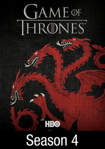 game of thrones season 4 dvd cover art