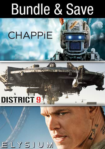 Chappie / Elysium / District 9 (Bundle) poster