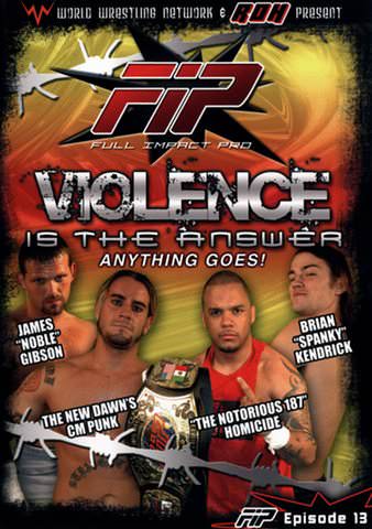 FIP: Violence Is the Answer poster