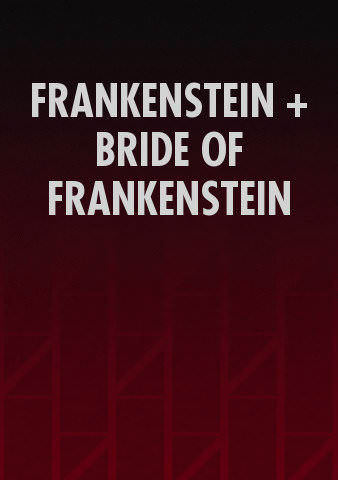 FRANKENSTEIN + BRIDE OF FRANKENSTEIN poster