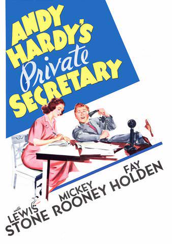 Andy Hardy's Private Secretary poster