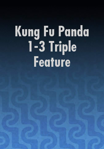 Kung Fu Panda 1-3 Triple Feature poster