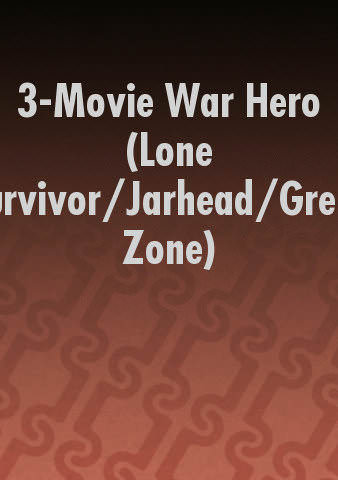 3-Movie War Hero (Lone Survivor/Jarhead/Green Zone) poster