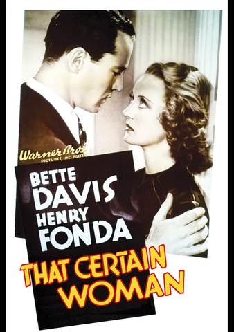 That Certain Woman poster